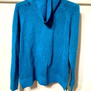 Loft gorgeous blue teal turtleneck sweater